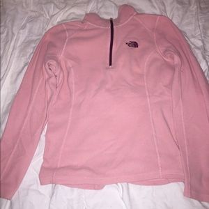 North face light fleece sweater